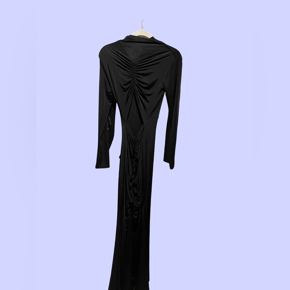 Meshki Black Long Sleeve Dress - M